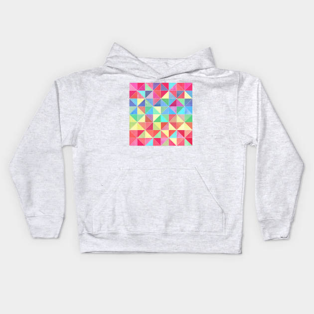 Rainbow Prisms Kids Hoodie by micklyn